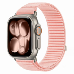 Tech-Protect NylonLoop kellarihm Apple Watch 8 / 9 / 10 / 11 / 12 / SE (40 / 41 / 42 mm), Blush Pink