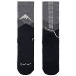 Buff Merino Lightweight Crew Sock LWC1, Graphite, L