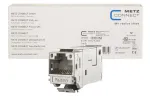 RJ45-pistik METZ CONNECT 130910KZ h&otilde;bedane emane 12 tk