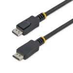 StarTech.com DISPL5M 5 m DisplayPort 1.2 kaabel, 4K x 2K, HBR2, fiksaatoritega, pistik&ndash;pistik, must