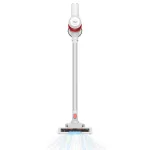 Juhtmeta tolmuimeja Adler AD 7051 &mdash; 300 W max, 22,2 V aku, 0,6 L tolmukottita, roostevabast terasest toru, EPA F8, LED-tuli, valge/punane
