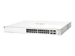 HPE Aruba Networking Instant On 1930 24G Class4 PoE 4SFP/SFP+ 195W hallatav kommutaator, 24x Gigabit PoE, r&auml;kki paigaldatav