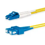 Lanview LVO231493 InfiniBand/kiudoptiline kaabel 3 m 2x LC 2x SC kollane