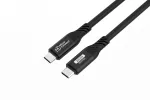 MicroConnect USB4CC05-240W-80GBPS Premium USB4 Gen 4 USB-C kaabel, 0,5 m, 80 Gbps, 240 W