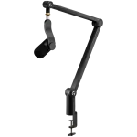 LOGITECH Yeticaster GX Dynamic RGB Gaming Mic with LIGHTSYNC and Premium Desktop Microphone Boom Arm - Must