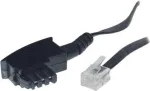 S/CONN 6m TAE-F &ndash; RJ 11 Must L&auml;bipaistev ShiverPeaks