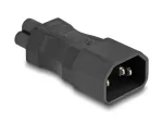 DeLOCK v&otilde;rguadapter IEC 60320 C14 pistikupesale C5, 2,5 A, sirge, must