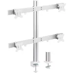 InLine Alumiiniumist monitorilauakinnitus 4 monitorile kuni 32 tolli, 8 kg