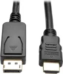 Tripp Lite P582-006-V2-ACT DisplayPort 1.2 auf aktives HDMI-Adapterkabel - DP mit Verriegelungen auf HDMI (Stecker/Stecker) - UHD 4K - 1,83 m (P582-00