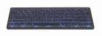 Klaviatuur Gembird KB-BTRGB-01-DE universaalne Bluetooth QWERTZ saksa must