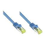 RJ45 paigalduskaabel Cat.7 toorkatliga ja lukustuskaitsega (RNS&reg;), S/FTP, PiMF, halogeenivaba, 600 MHz, OFC, sinine, 1,5 m, Good Connections&reg; (8070R-015B)