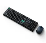 Klaviatuur Keychron B36 + BM25 t&auml;issuuruses 100% QWERTY inglise, USB + RF-juhtmevaba + Bluetooth, k&auml;&auml;rikujulised l&uuml;litid, must, kaasas hiir