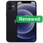 Apple Renew Grade C | iPhone 12 | Must | 6,1 tolli | Super Retina XDR | A14 Bionic | 4 GB | 64 GB | iOS