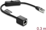 V&otilde;rgukaabel DELOCK RJ45 Cat.6 F/UTP 0,3 m integreeritud l&uuml;liti ja kaitsekattega, varjestatud