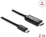 DELOCK USB USB-C HDMI videokaabel (DP Alt Mode) 2 m must