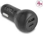DeLOCK 64329 autolaadija, USB Type-C PD 3.0 + USB Type-A, 32 W, 12-24 V, kiirlaadimine, must