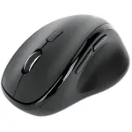 Manhattan Ergonomic Wireless hiir, paremak&auml;eline, reguleeritav 800/1200/1600dpi, 2.4Ghz (kuni 10m), kuus nuppu kerimisrattaga, kombineeritud USB-A ja USB-C vastuv&otilde;tja, must, AA aku (kaasas), kolmeaastane garantii