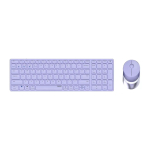 Rapoo 9750M klaviatuur hiirega juhtmevaba Bluetooth QWERTZ Saksa Lilla