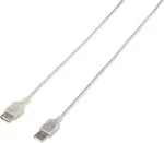 Renkforce USB 2.0 &uuml;henduskaabel [1x USB 2.0 pistik A - 1x USB 2.0 pesa A] 3.00 m l&auml;bipaistev (RF-4538152)