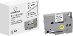 Renkforce RF-LT-BTZe131 m&auml;rgistusteip, must l&auml;bipaistval, 12 mm x 8 m (asendab Brother TZe-131)
