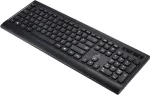 Renkforce RF-5799534 juhtmevaba klaviatuur saksa, QWERTZ must (RF-5799534)
