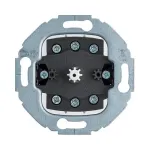 Elektril&uuml;liti tarvik Nupp berker 383803 &mdash; must/hall metallist ja plastist korpus, 1 tk