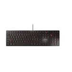 CHERRY KC 6000 &otilde;huke klaviatuur USB &Scaron;veitsi paigutusega Must