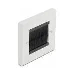 Seinaplaat DeLOCK 66491 valge