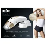 Braun Silk-expert Pro 5 PL5243 intensiivimpulssvalgus (IPL) Kuldne, Valge