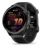Nutikell GARMIN Forerunner 570 &mdash; 47 mm, hall alumiiniumkorpus, pooll&auml;bipaistev must silikoonrihm