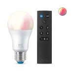 WiZ Bulb 8W (Eq.60W) A60 E27 x1 + Pult, Nutipirn, Wi-Fi/Bluetooth, Valge, Wi-Fi 4 (802.11n), 802.11b, 802.11g, LED, E27