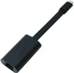 Dell - v&otilde;rguadapter - USB-C - Gigabit Ethernet - must - Latitude 5285 2-in-1, 5289 2-In-1, 7389 2-in-1, XPS 12 9250, 13 93XX, 15 95XX (50M44) jaoks