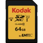 Kodak SDXC Premium m&auml;lukaart, 64 GB, UHS-I U1 V10, Class 10 (EKMSD64GXC10K)