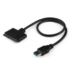 StarTech.com SATA to USB kaabel with UASP, Must, 6 Gbit/s, CE, FCC, 0 - 60 &deg;C, -10 - 70 &deg;C, 49 mm