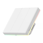 Nutikas seinal&uuml;liti Sonoff T5 3C 3-kanaliline Wi-Fi puutel&uuml;liti (paigaldatav uputusse)