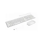 ZAGG Wired USB-C Keyboard and Mouse for Apple Devices - Silver (Swiss Layout)