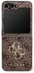 Guess Big 4G Logo Classic Case Samsung Galaxy Z Flip7 jaoks - Pruun