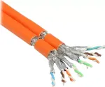 GoodConnections Cat.7 Paigalduskaabel S/FTP PiMF 1000MHz Duplex AWG23 FRNC-B Oranž 50m