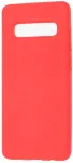 Evelatus Samsung Galaxy S10 Plus Nano Silicone Case Soft Touch TPU Red