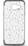 GreenGo Samsung Galaxy S7 Edge G935 TPU 3D Stars Silver Case