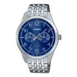 CASIO MTP-E340D-2AVDF Meeste Analoog Kvartskell 42mm Roostevaba Teras Sinine Sihtnumber Kuup&auml;ev
