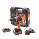 BLACK & DECKER | Akutrell-kruvikeeraja 2,0 Ah / 4,0 Ah akuga | BCD003MEM2K-QW | 18 V | 2,0/4,0 Ah | liitium