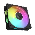 ASUS TUF Gaming TR120 ARGB Reverse korpuseventilaator, 120 mm, PWM, 2000 p/min, 76,3 CFM, 29 dB, h&uuml;drauliline laager, must