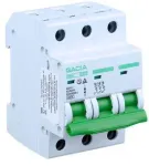 GACIA SB6L B 3P 50A 6kA Miniature Circuit Breaker MCB 3-Pole B-Curve 50A