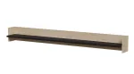 Cama Shelf PORTO 150x18x16.5 tamm/must