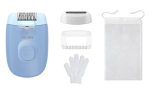 Epilaator Philips BRE247/00 Series 4000 &mdash; kahe v&otilde;imsustasemega, pardlipea, massaažifunktsioon, sinine