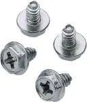 Renkforce RF-4618686 Toiteploki kinnituskruvid M3.5 x 6 mm, Phillipsi pool&uuml;mmarpea, must, 5-pakk