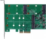 EXSYS EX-3649 mSATA/M.2 RAID-kontroller, PCIe x2, RAID 0/1/JBOD, ASM1062R