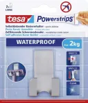 tesa Powerstrips pardlin&otilde;udja WAVE VEEKindEL, roostevaba teras, m&auml;rgadele keskkondadele (du&scaron;&scaron;/vannituba), 1 tk