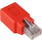 Wentronic Goobay CAT 5e RJ45 pistik/&uuml;hendus, rist&uuml;hendus - kuni 100 MHz v&otilde;rkudele (68912)